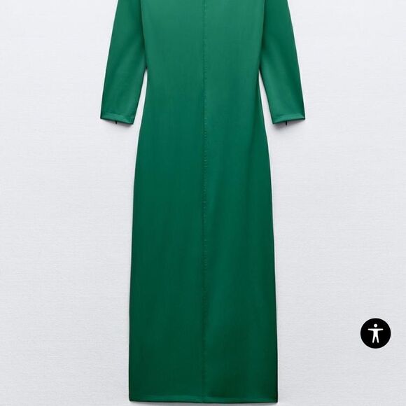 Zara Polyamide Midi Dress Size S NWT - Picture 13 of 14